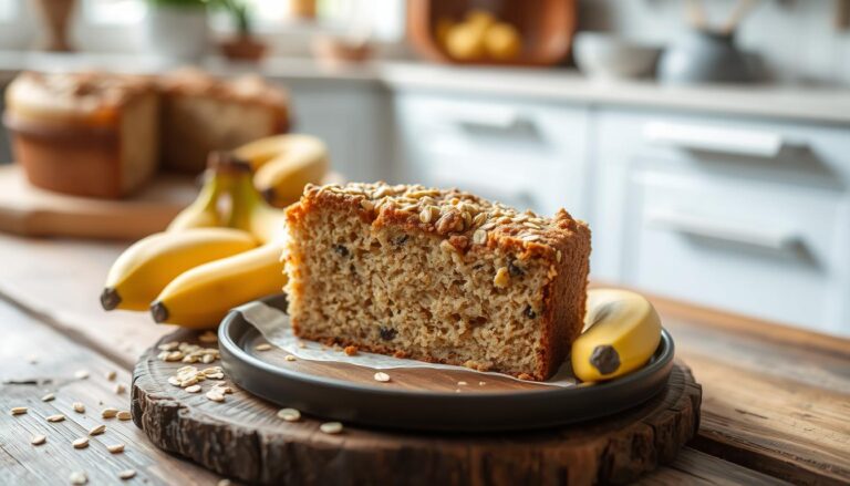 Banana and oat cake