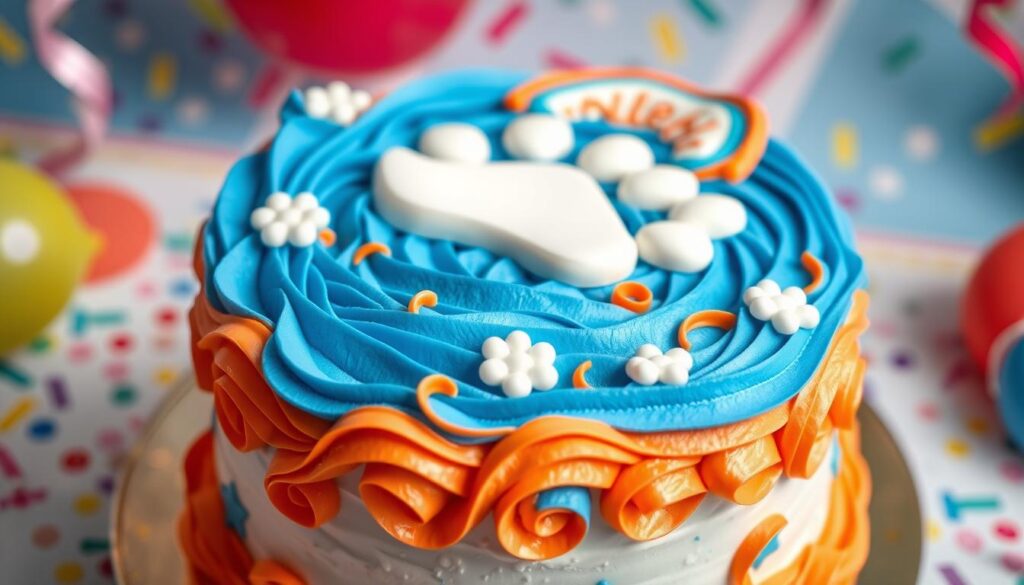 Bluey Cake Buttercream Colors