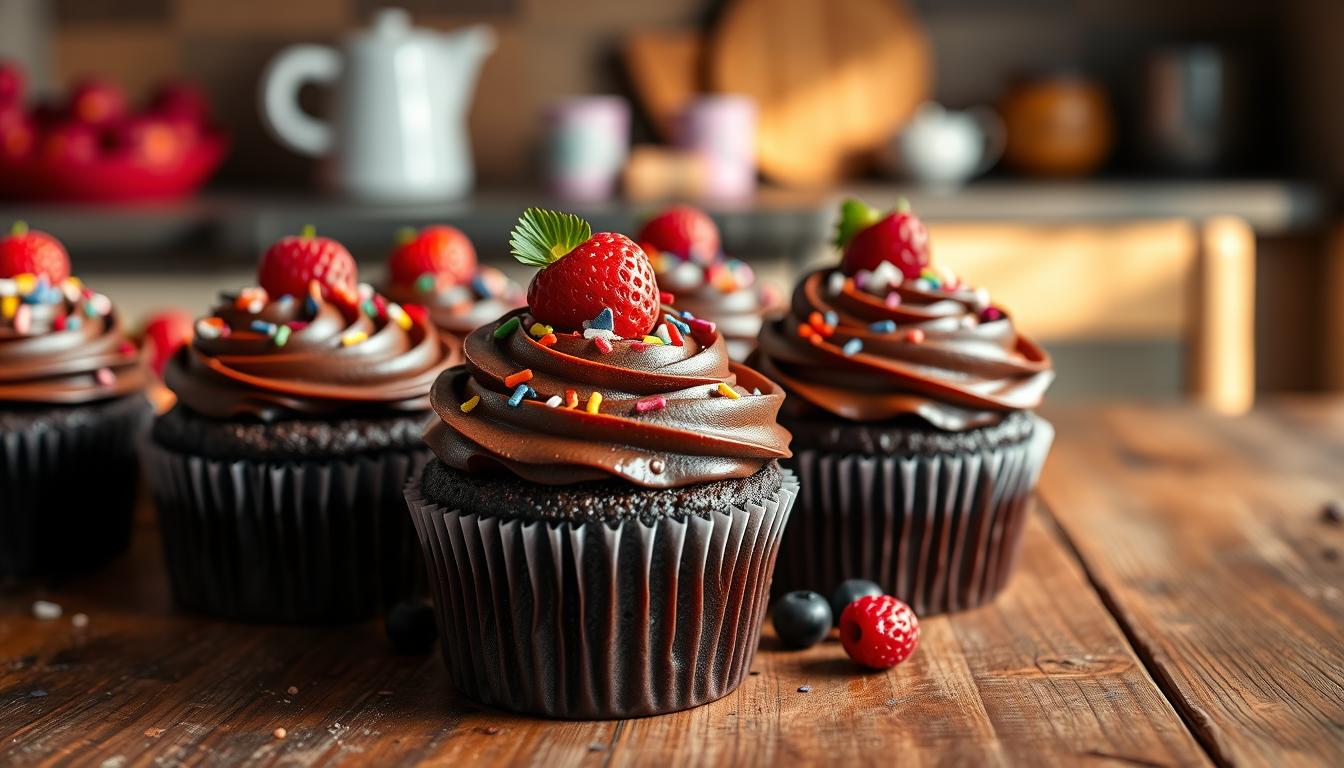 Gluten-free chocolate cupcakes