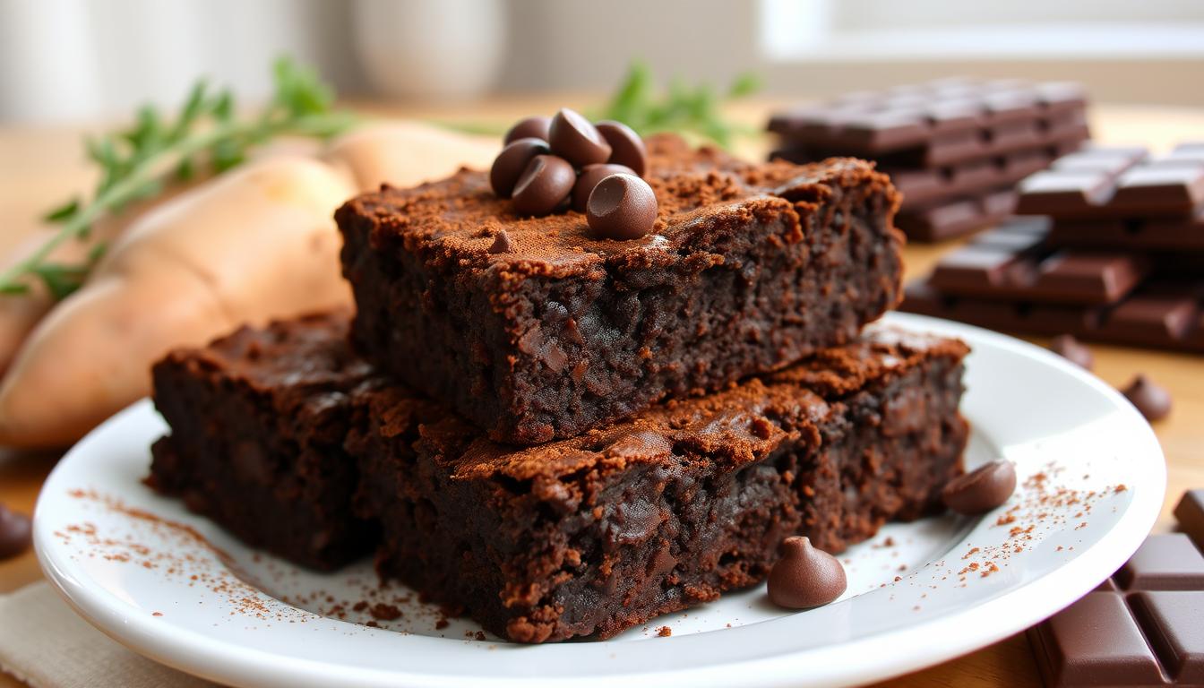 Gluten-free sweet potato brownies