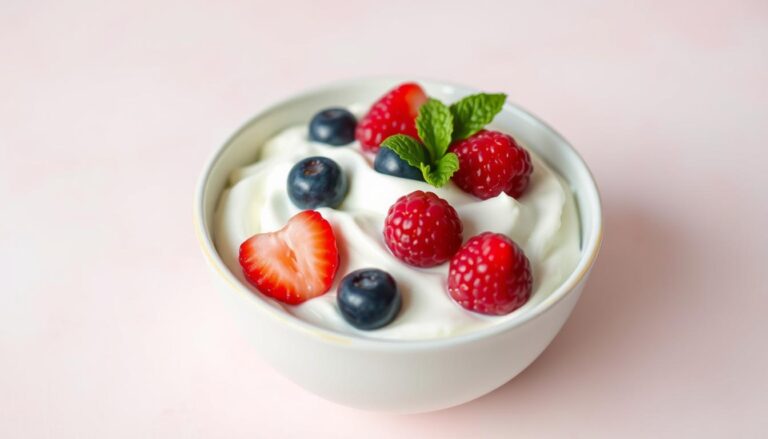 Light cottage cheese mousse