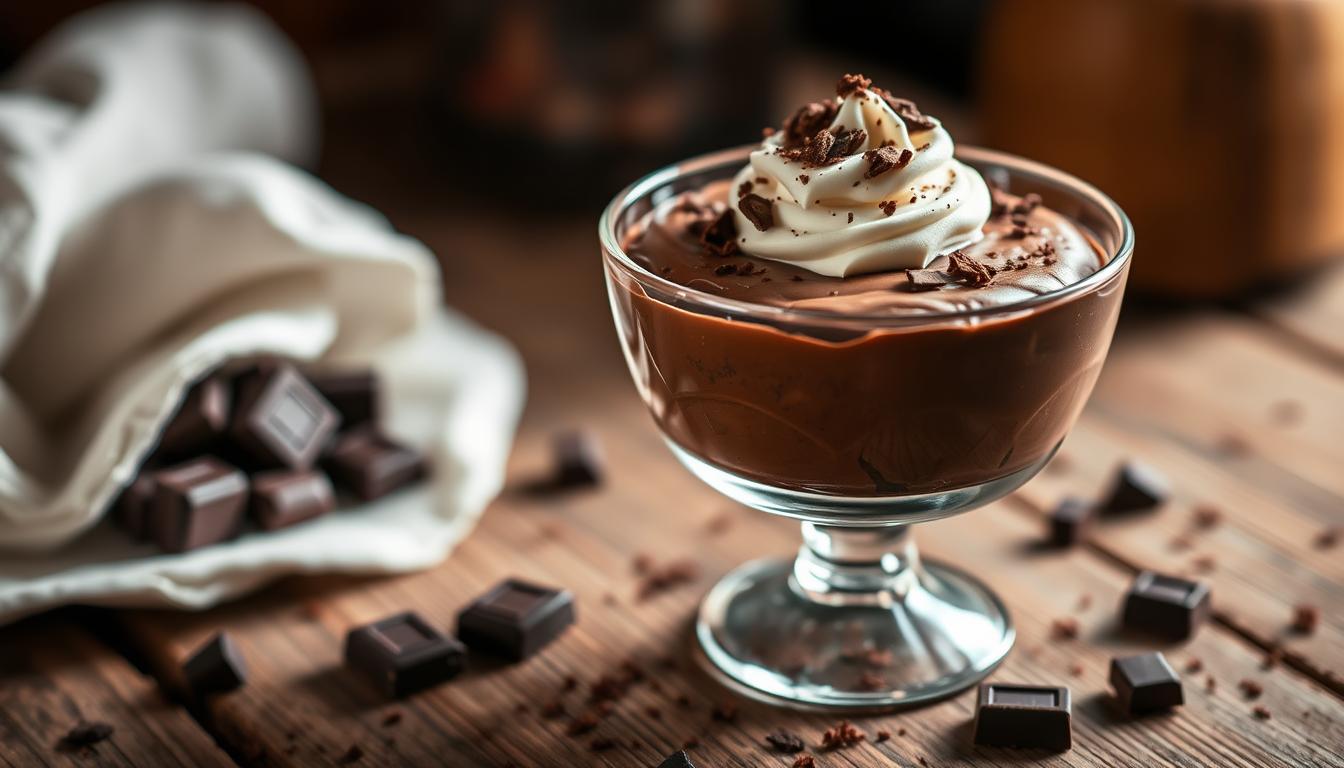 Quick chocolate mousse