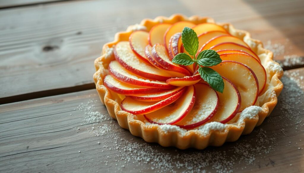 Thin apple tart