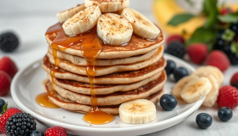 Vegan banana pancakes