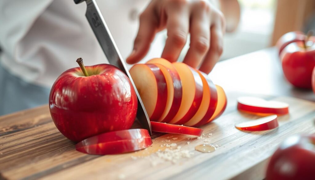 apple slicing