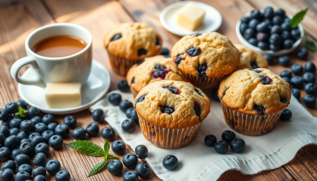 blueberry breakfast muffins