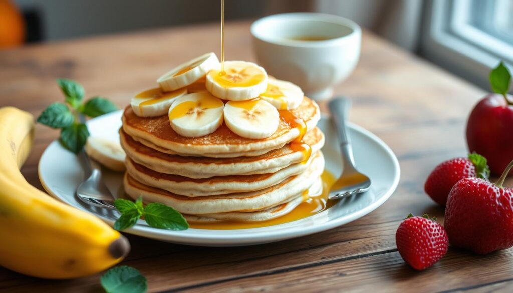 vegan banana pancakes